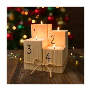Adventné svietniky, ktoré zohrejú dušu aj domov ♥️ Tieto drevené svietniky nie sú len ozdobou – sú výsledkom poctivej...